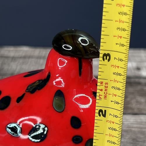 Oiva Toikka Firebird Art glass Design Birds by Toikka Iittala Finland - Thumbnail 11