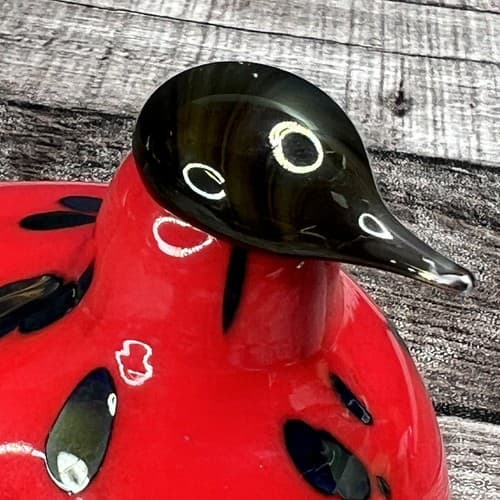 Oiva Toikka Firebird Art glass Design Birds by Toikka Iittala Finland - Thumbnail 7