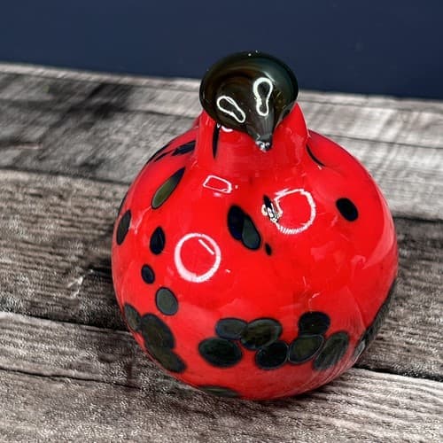 Oiva Toikka Firebird Art glass Design Birds by Toikka Iittala Finland - Thumbnail 6