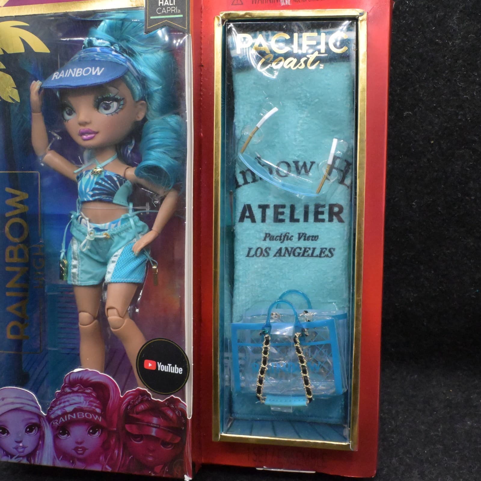 2021 MGA Rainbow High Pacific Coast Hali Capri Fashion Doll NIB - Thumbnail 2