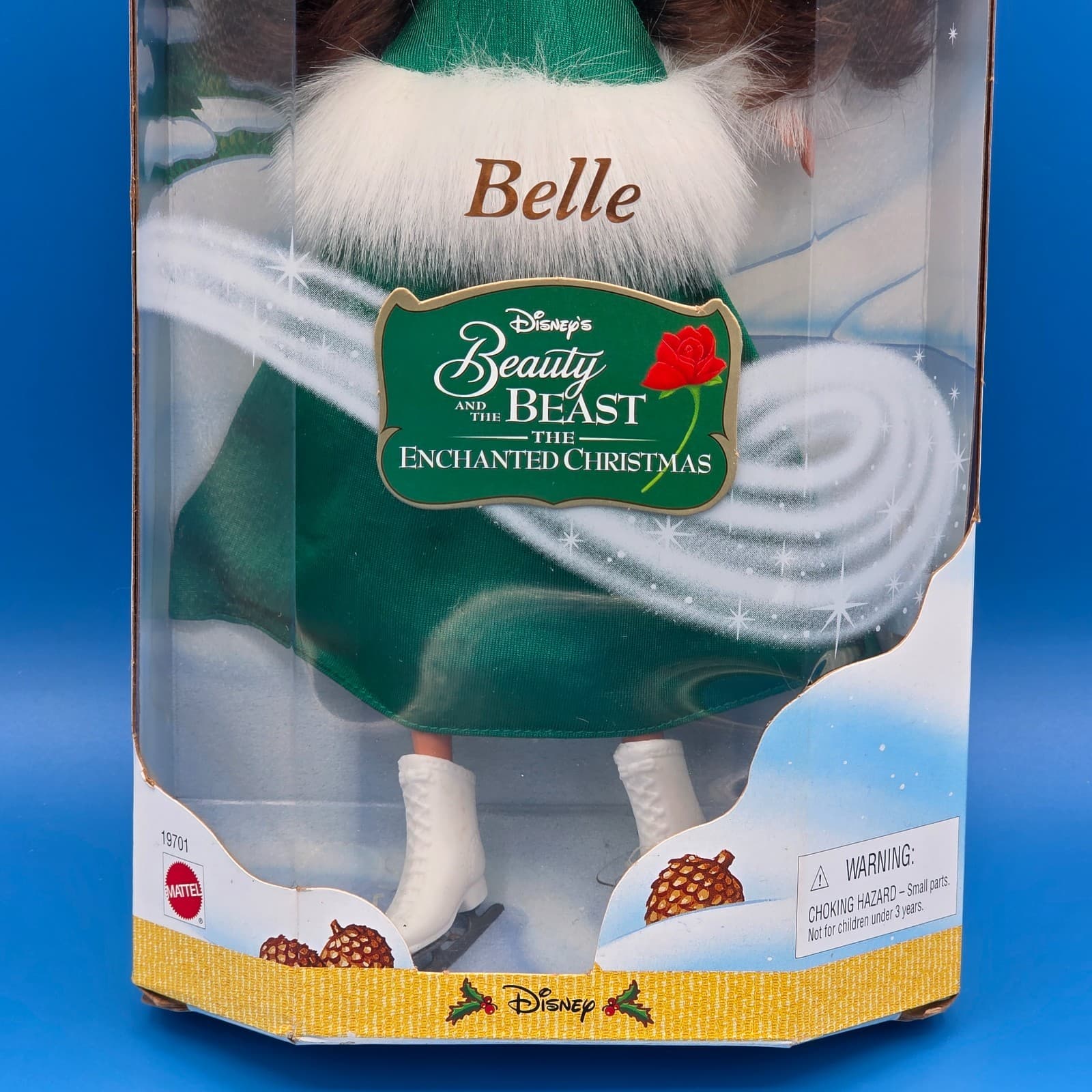 Vtg 1998 Mattel BELLE Beauty Beast Barbie 19701 New in Box Walmart Exclusive - Thumbnail 6