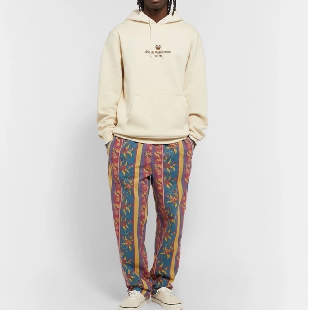 Stüssy Fleur Stripe Beach Pants || Size Small - Thumbnail 11