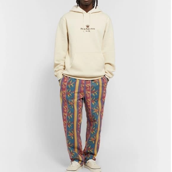 Stüssy Fleur Stripe Beach Pants || Size Small - Thumbnail 12