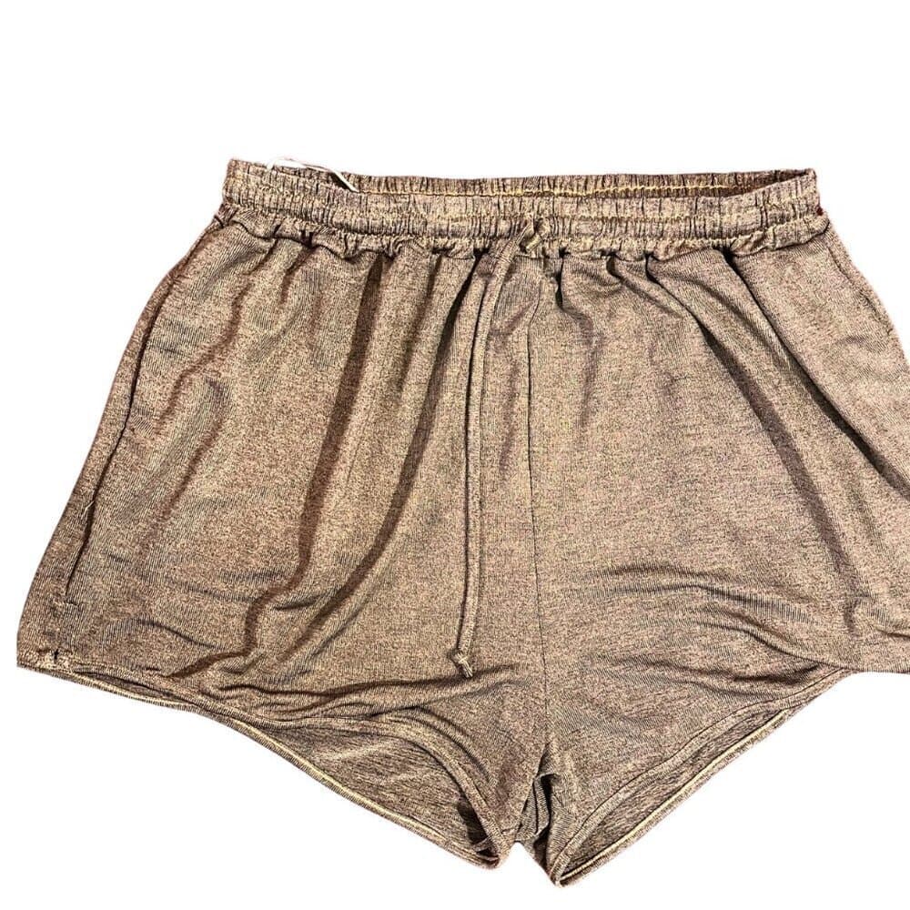 Minkpink \ Gold shorts with pockets / Medium - Thumbnail 2