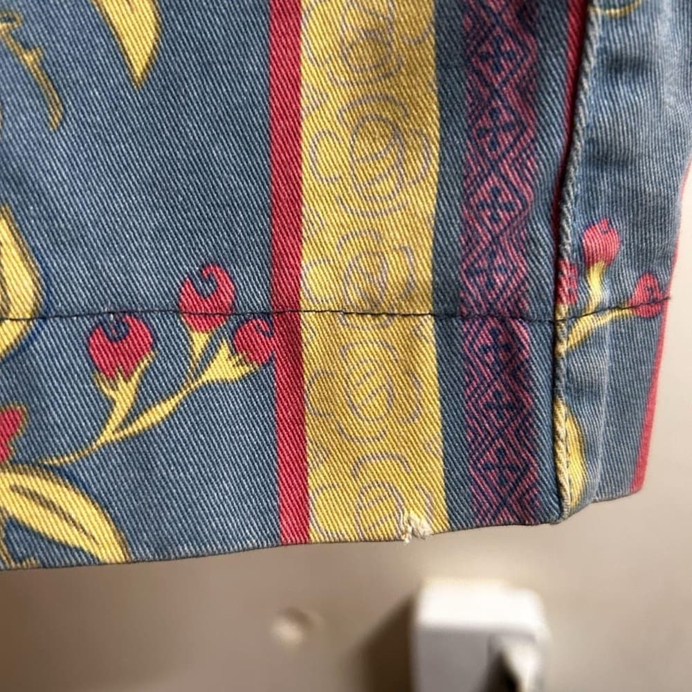Stüssy Fleur Stripe Beach Pants || Size Small - Thumbnail 7
