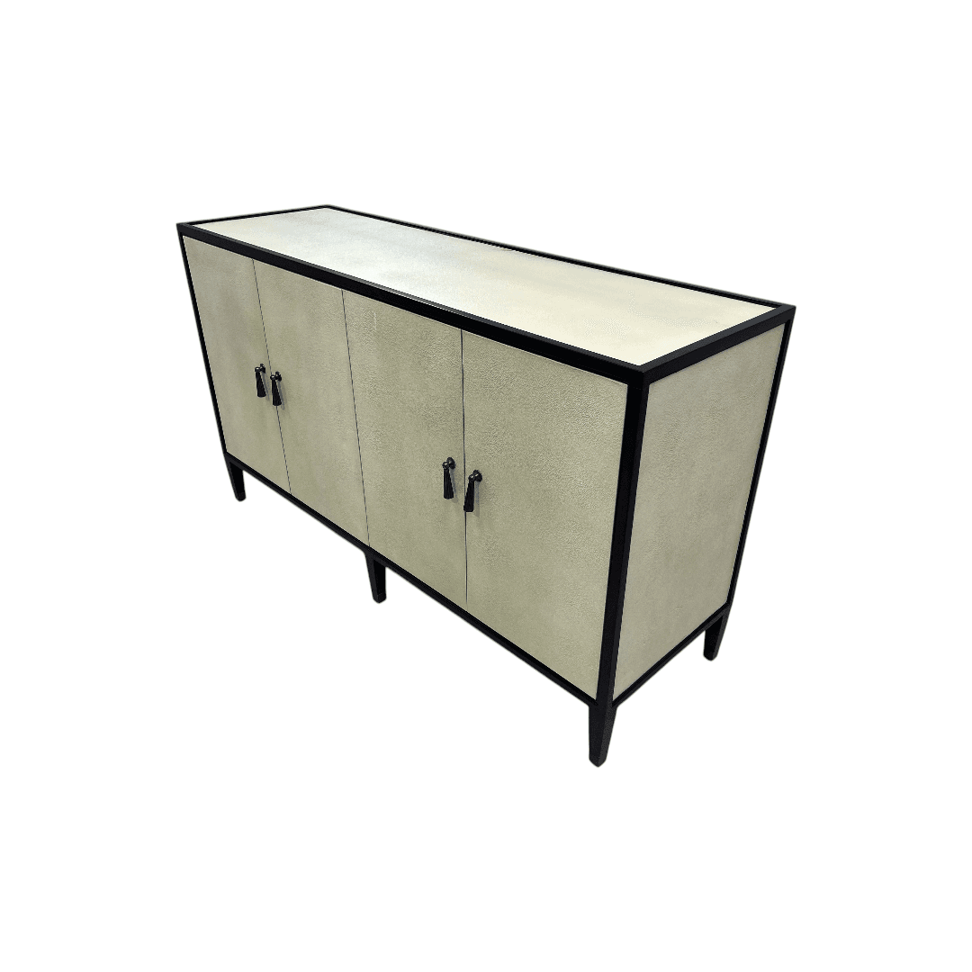 Currey & Co Evie Shagreen Credenza - Thumbnail 4