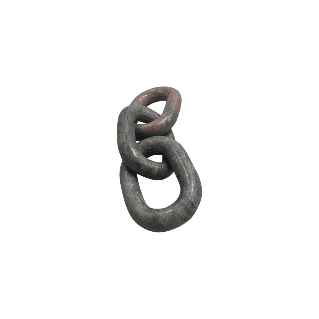Latitude Run Marble 3 Link Oval Chain - Pink - Thumbnail 12