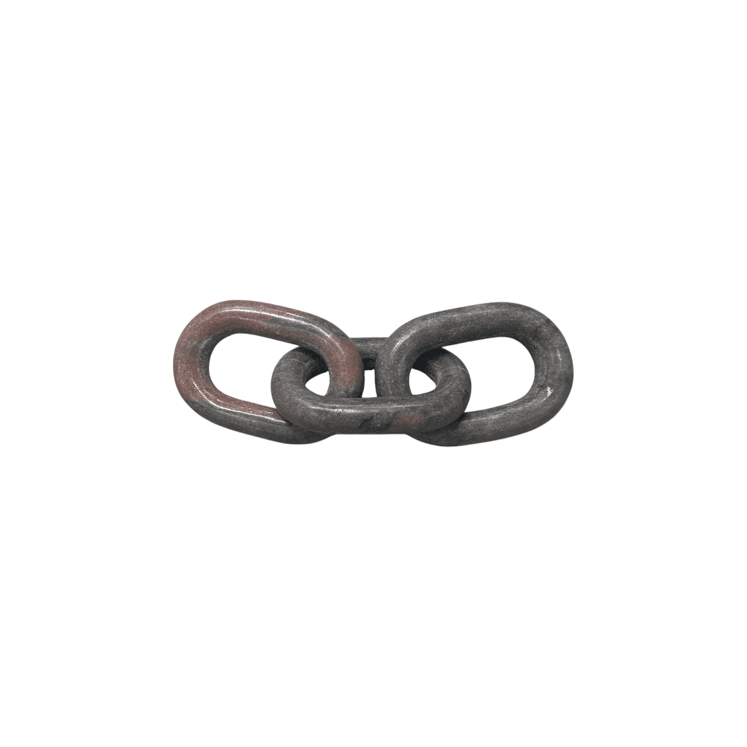 Latitude Run Marble 3 Link Oval Chain - Pink - Thumbnail 10