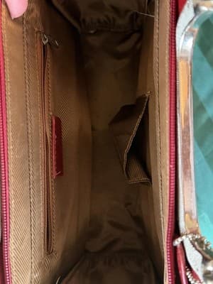Vintage Leather Bag w/ Silver Hardware & "Gucci" exterior - Thumbnail 5