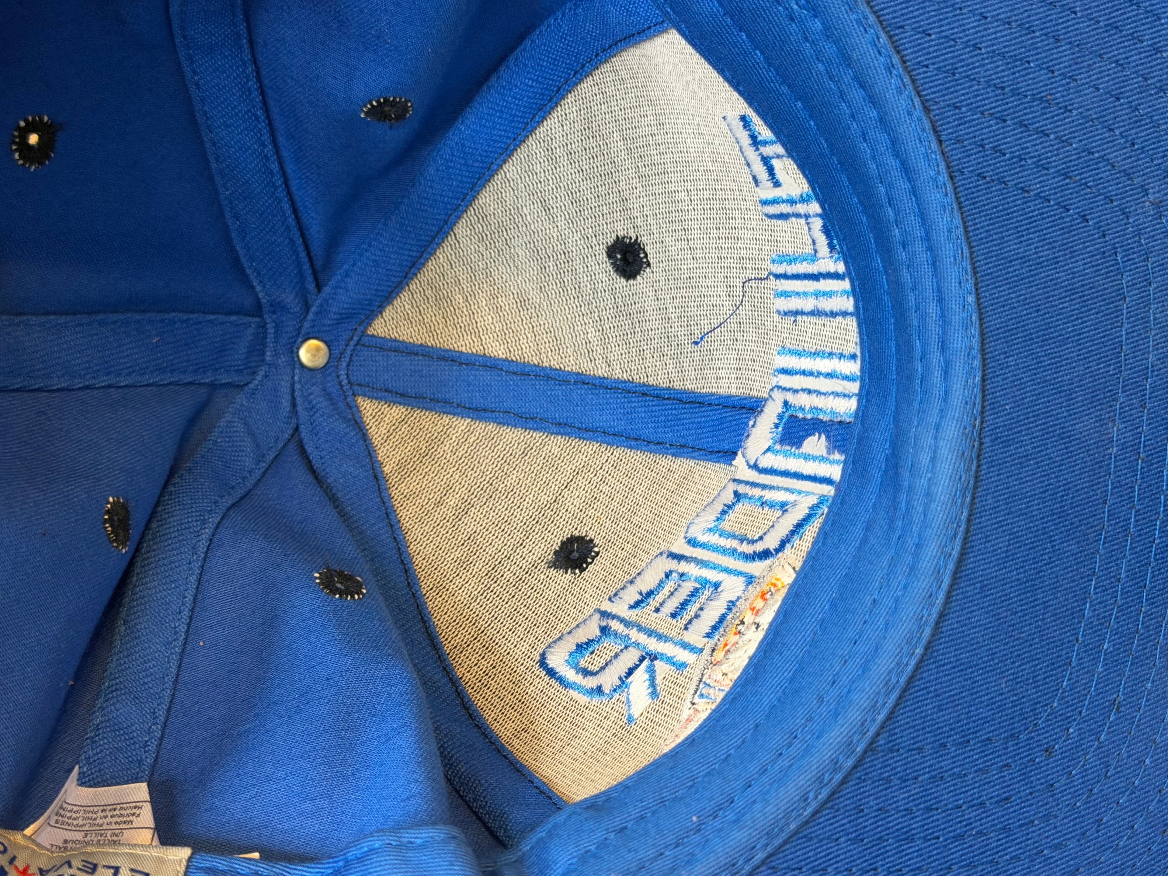 OKC Oklahoma City Thunder NBA Elevation Snapback Hat OSFA Blue - Thumbnail 6