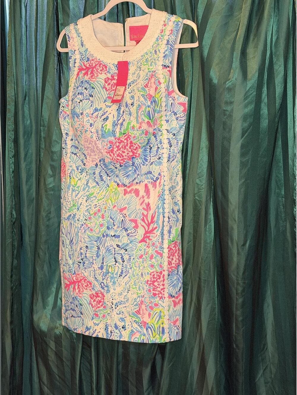 NWT Lilly Pulitzer Mila Stretch Shift Dress - Sink or Swim - Thumbnail 3