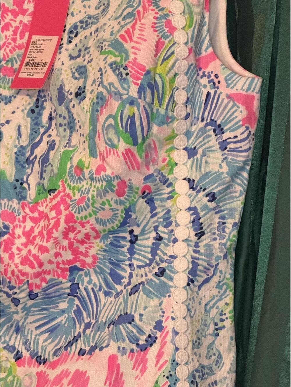 NWT Lilly Pulitzer Mila Stretch Shift Dress - Sink or Swim - Thumbnail 4