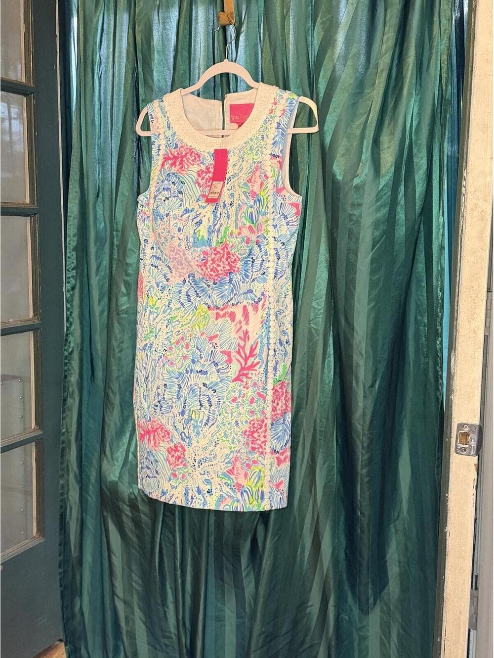 NWT Lilly Pulitzer Mila Stretch Shift Dress - Sink or Swim - Thumbnail 5