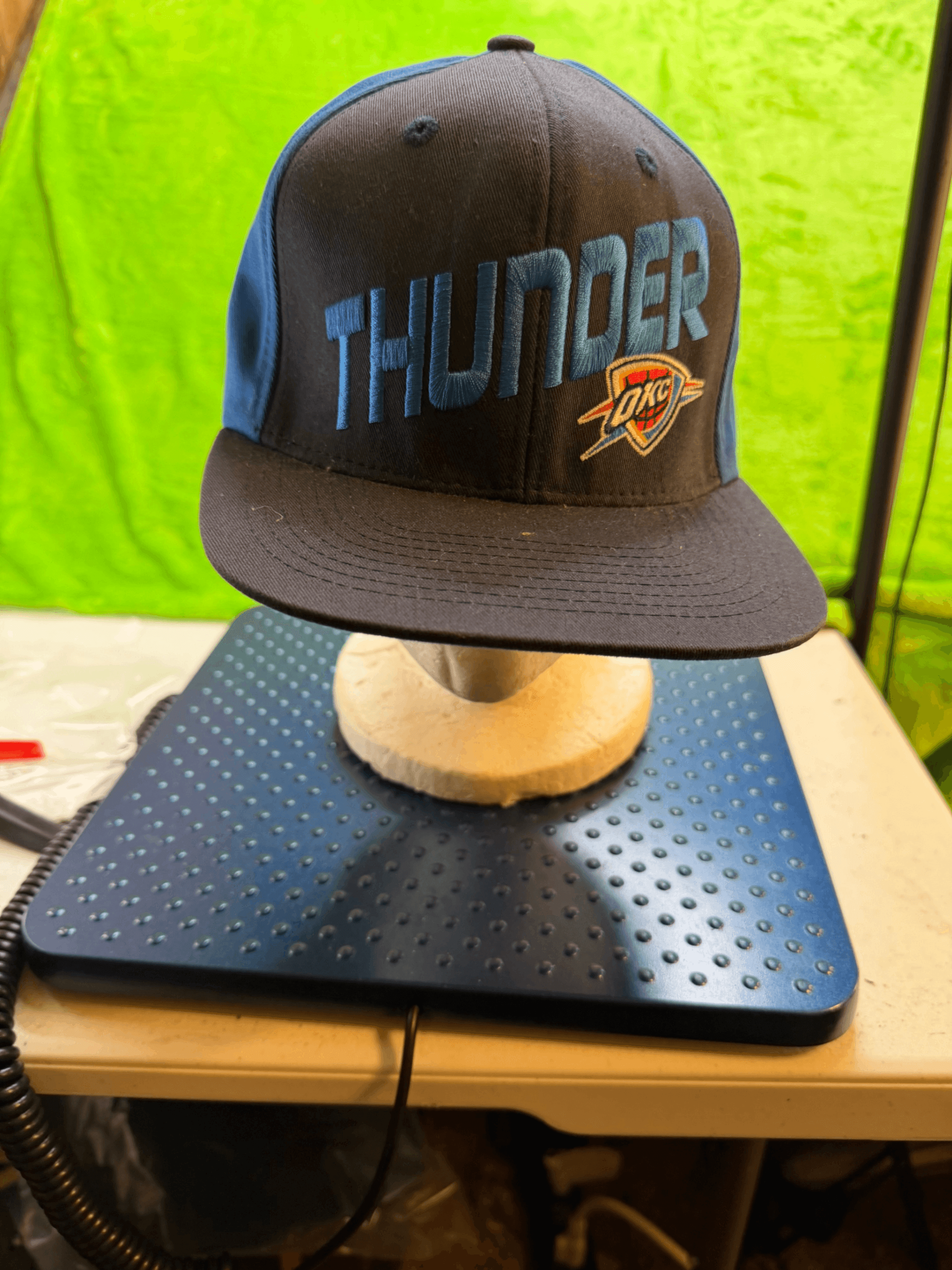 OKC Oklahoma City Thunder NBA Elevation Snapback Hat OSFA Blue