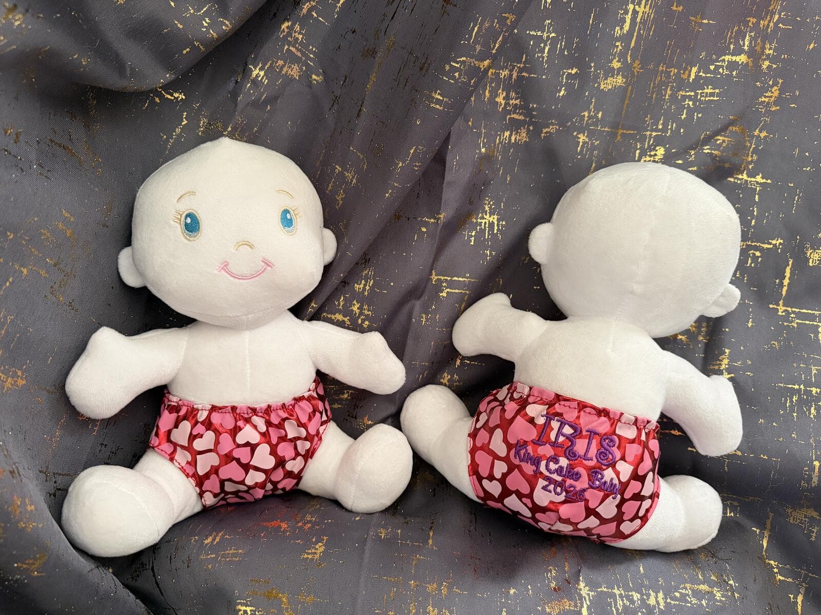 TWINS - Pair of Rare Krewe of Iris 2026 King Cake Baby