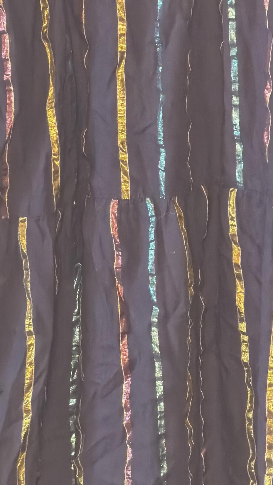 Old Navy Girls XL 14 Navy Rainbow Stripe Maxi Dress