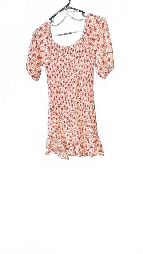 Jessica Simpson Juniors Small Strawberry Print Mini Dress