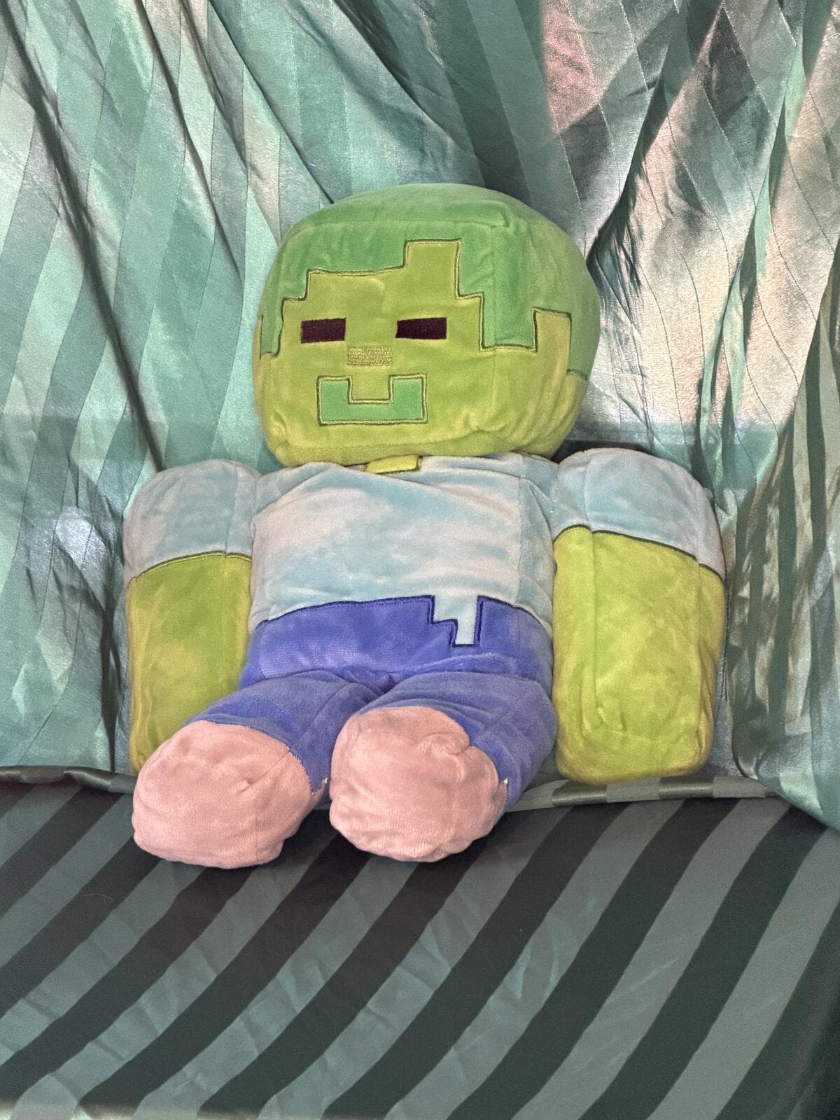 Minecraft Zombie Plush Toy - Soft Polyester Stuffed Figure