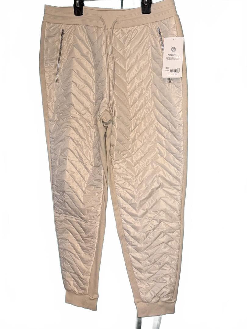 NWT - Athleta Apres Ski Down Jogger Pants - Size 12 Quilted
