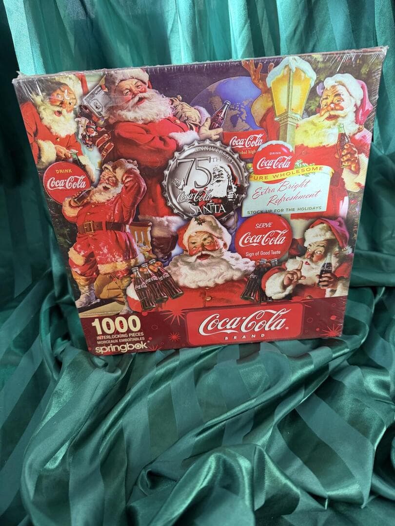 Springbok Coca Cola Santa 1000 Pc Puzzle Sealed 2005