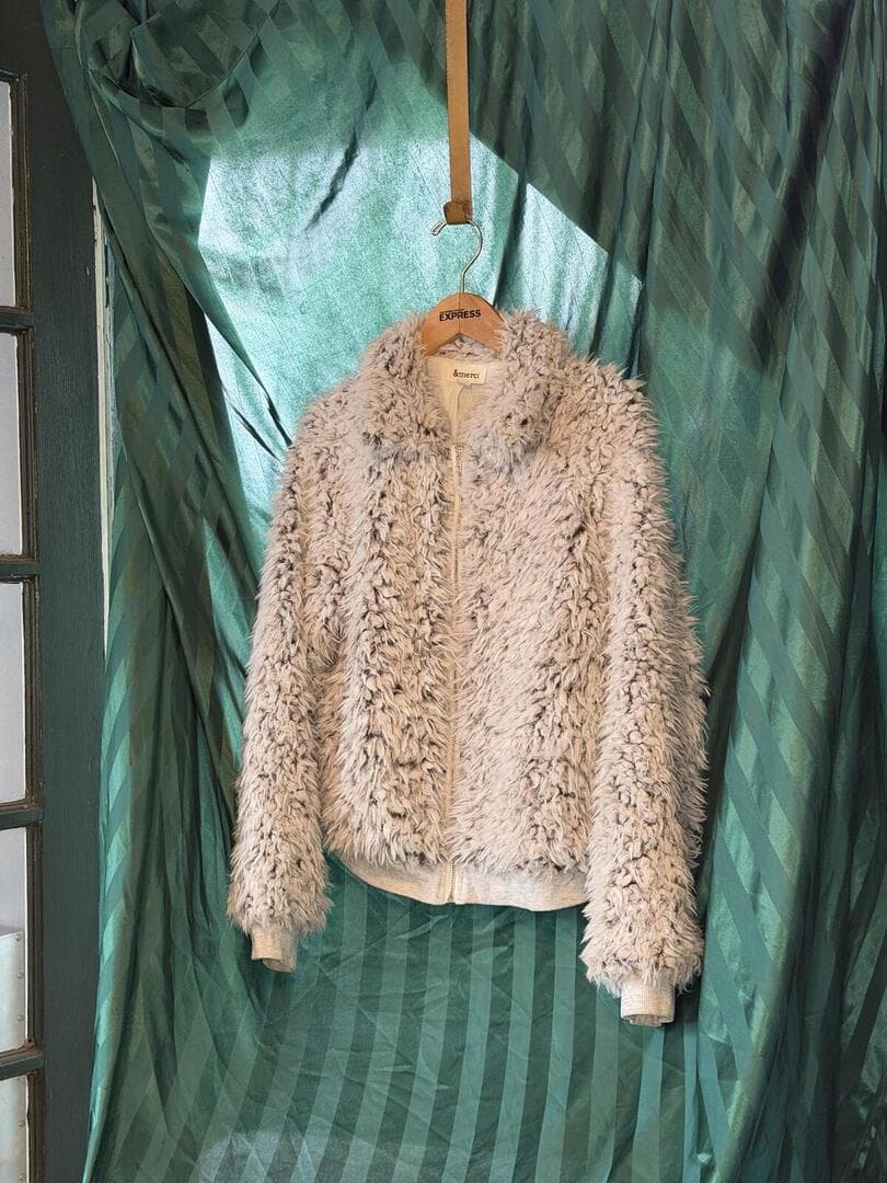 &merci Teddy Bear Fuzzy Jacket