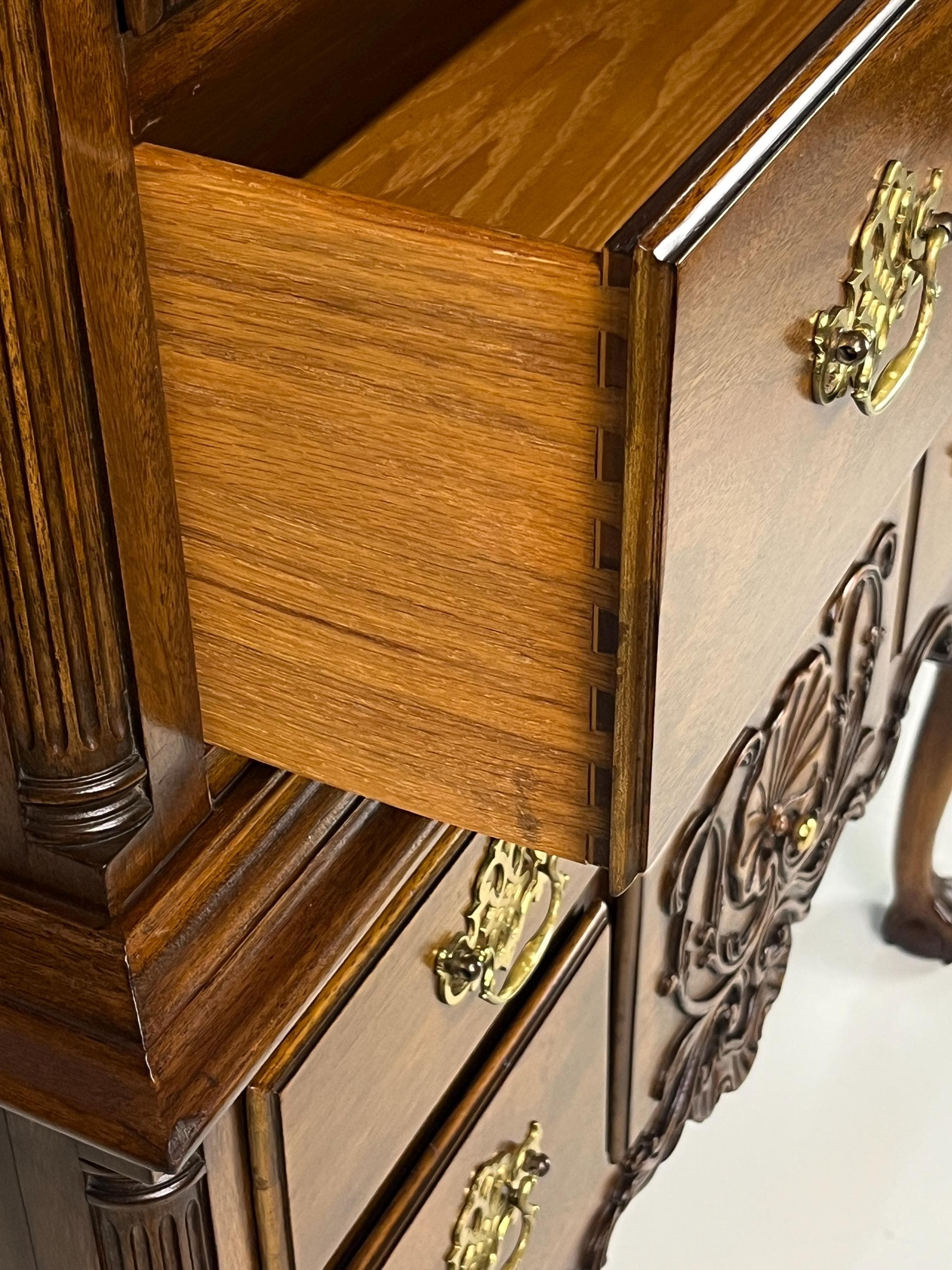 Councill Craftsmen Chippendale Style Mahogany Highboy - Thumbnail 10