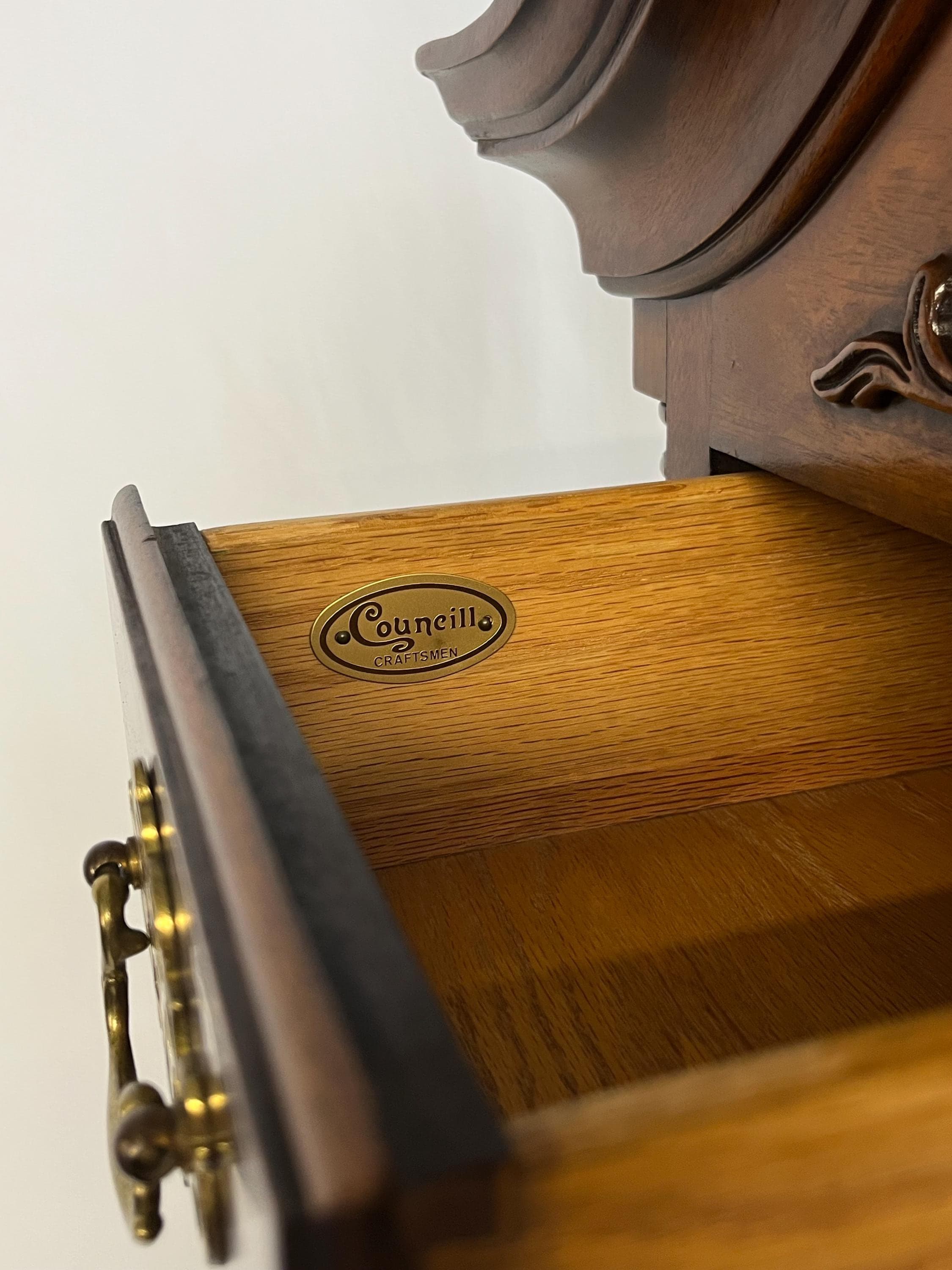 Councill Craftsmen Chippendale Style Mahogany Highboy - Thumbnail 4