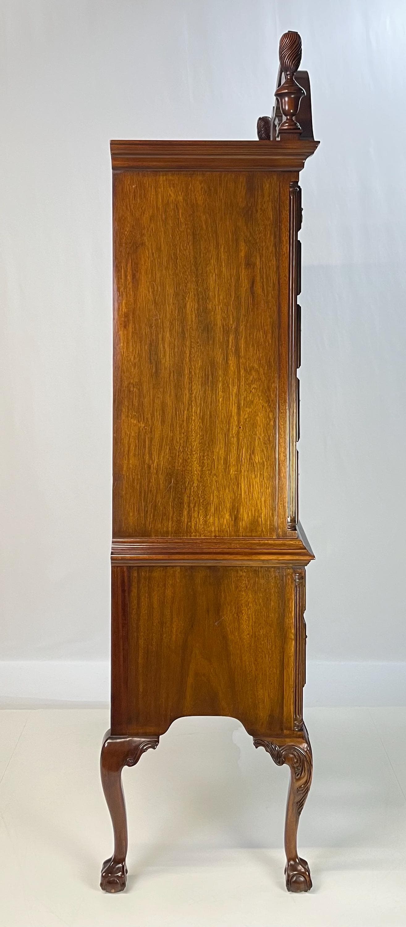 Councill Craftsmen Chippendale Style Mahogany Highboy - Thumbnail 8