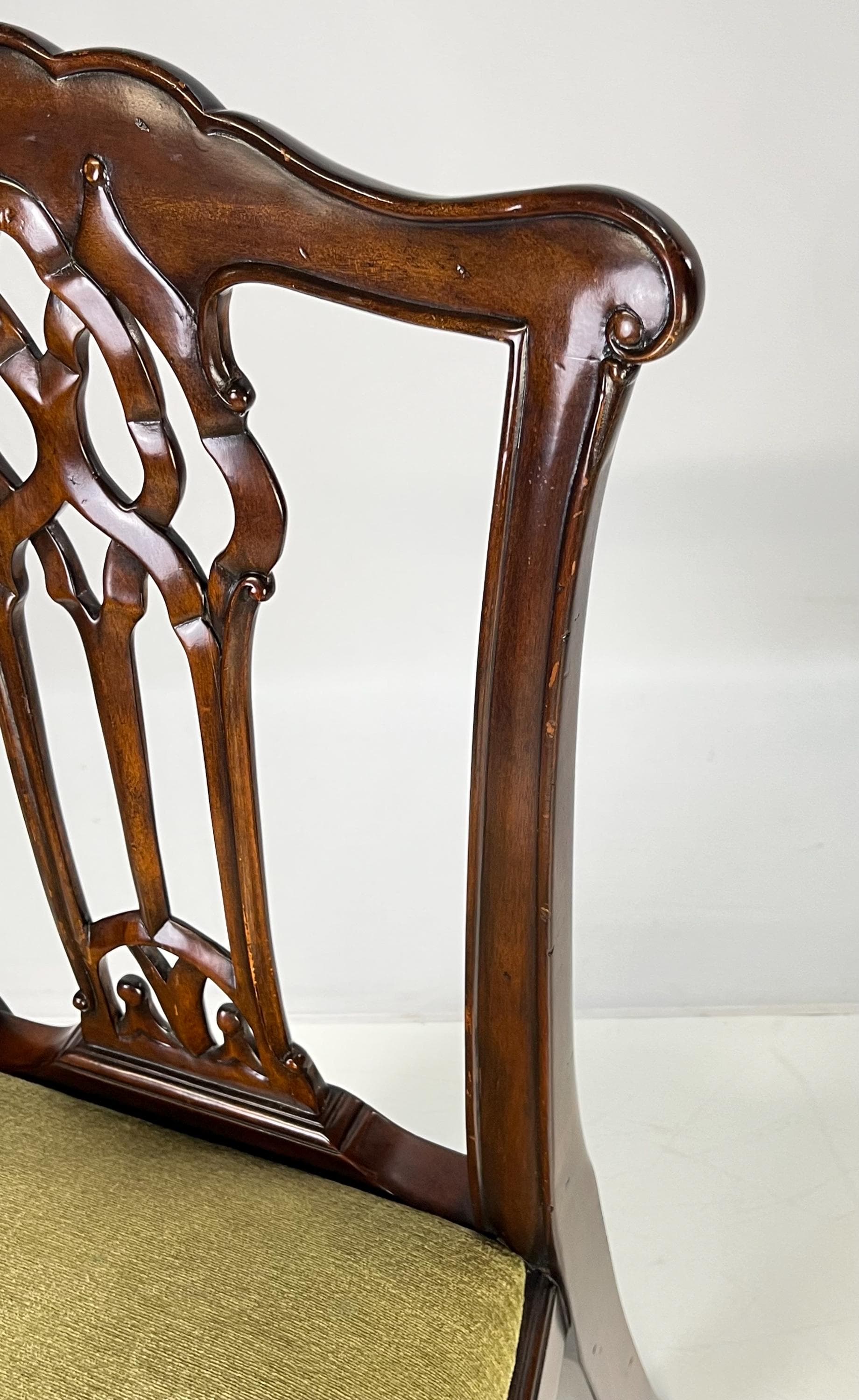 Theodore Alexander Althorp Collection Pierced Back Chippendale Dining Chairs - Set of 10 - Thumbnail 19