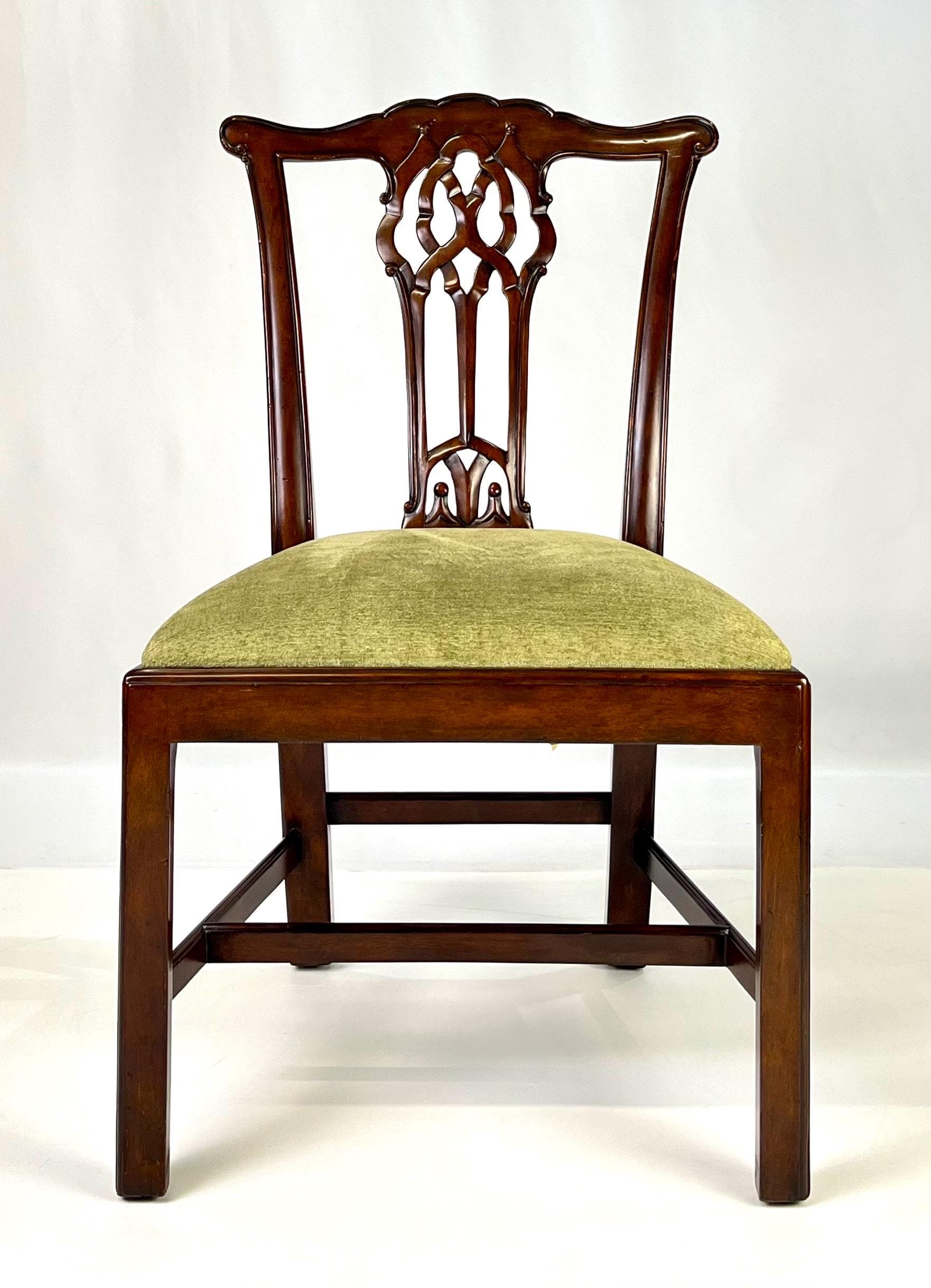 Theodore Alexander Althorp Collection Pierced Back Chippendale Dining Chairs - Set of 10 - Thumbnail 10