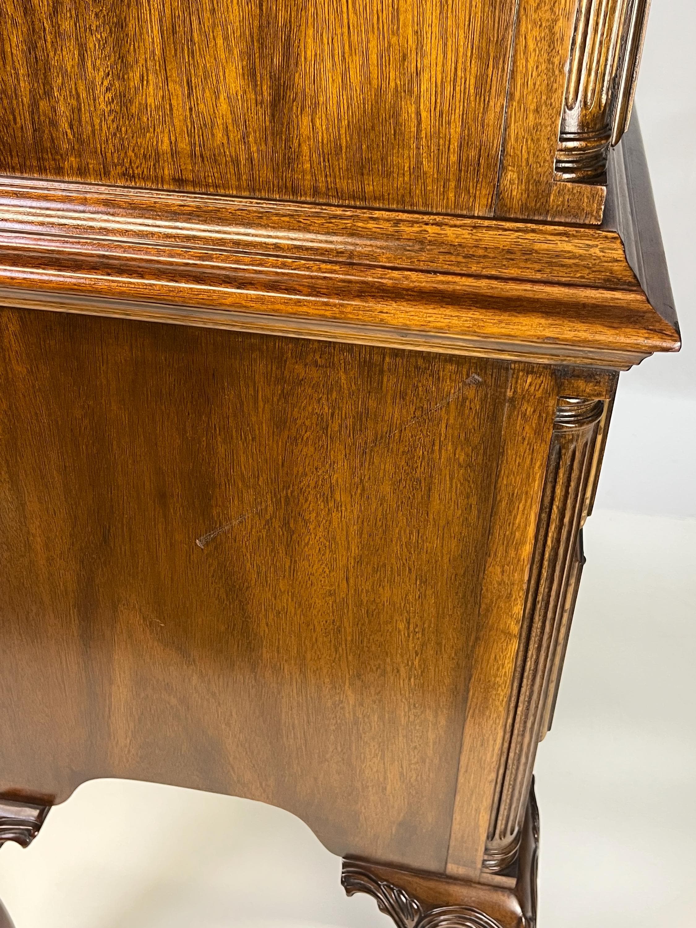 Councill Craftsmen Chippendale Style Mahogany Highboy - Thumbnail 11