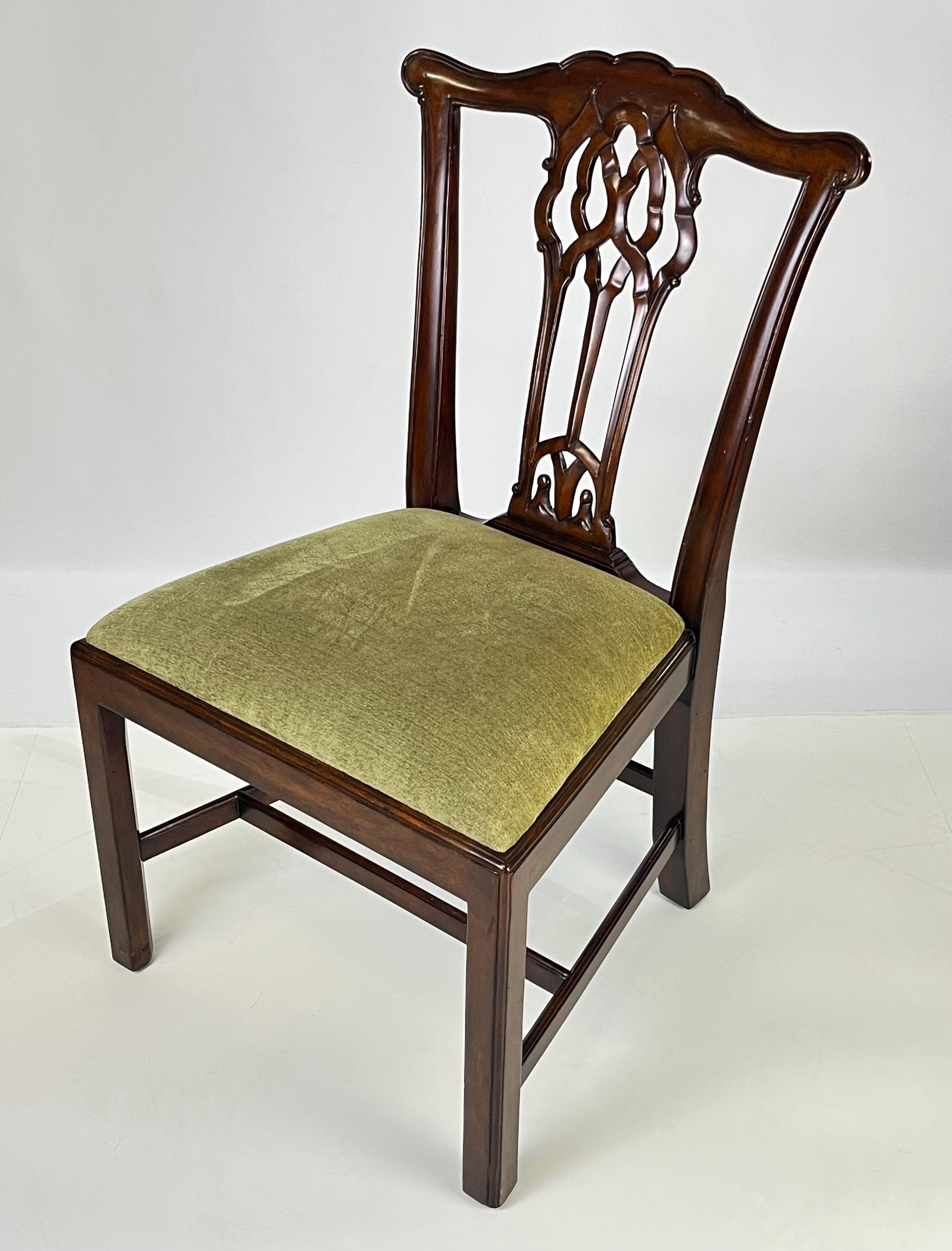 Theodore Alexander Althorp Collection Pierced Back Chippendale Dining Chairs - Set of 10 - Thumbnail 15