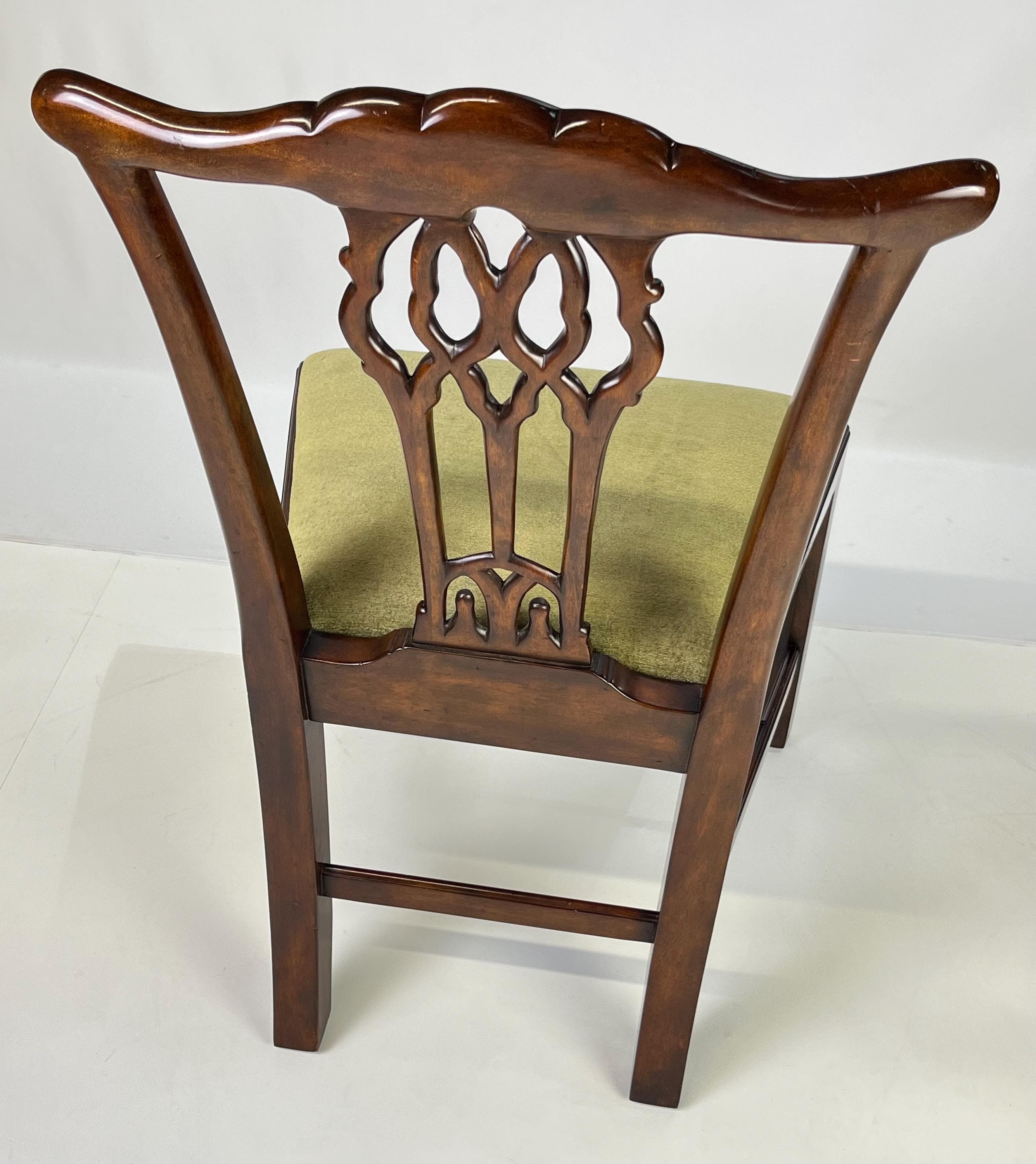 Theodore Alexander Althorp Collection Pierced Back Chippendale Dining Chairs - Set of 10 - Thumbnail 20
