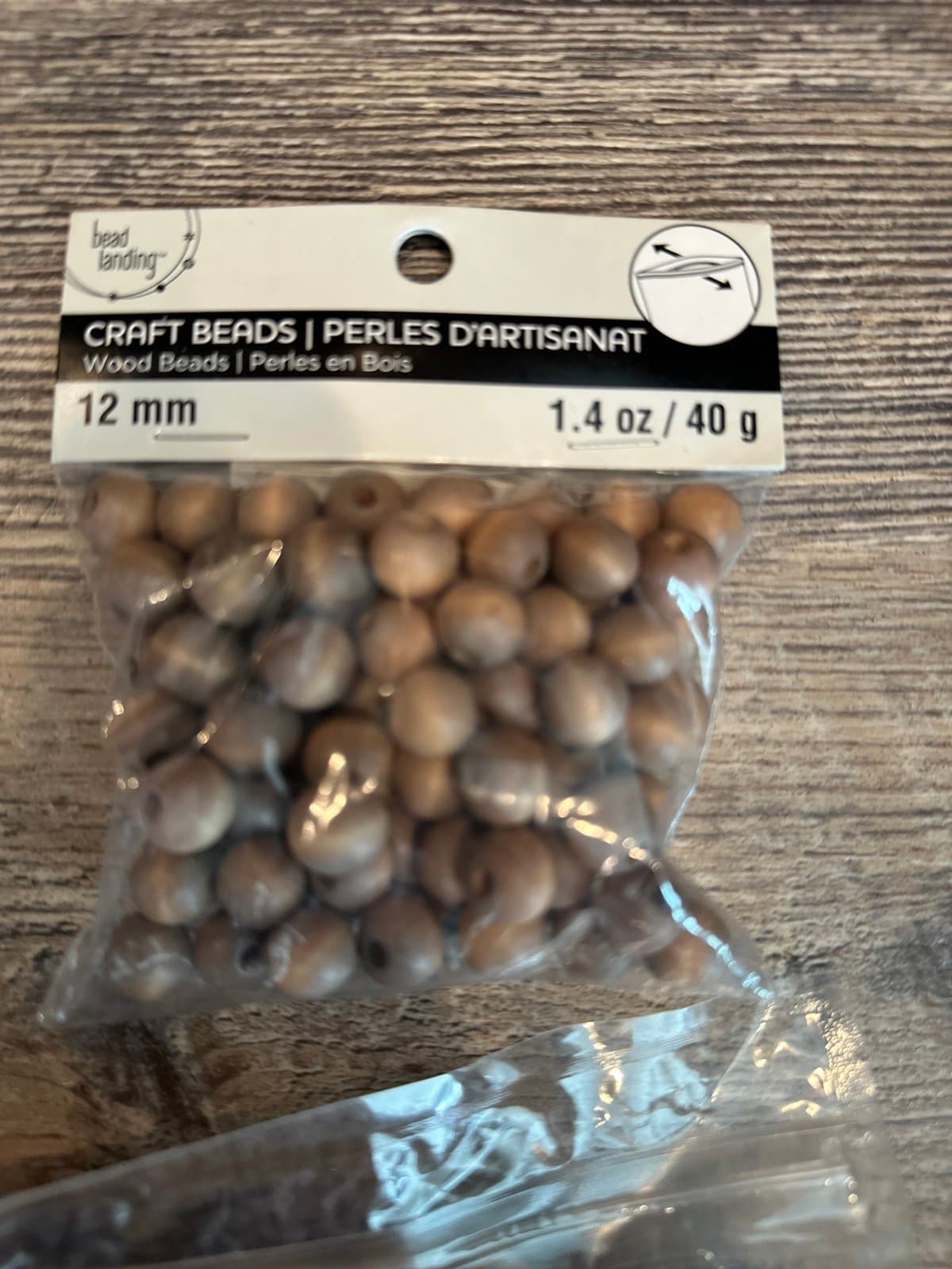 Wood Craft beads lot Craft 2 lbs plus - Thumbnail 4