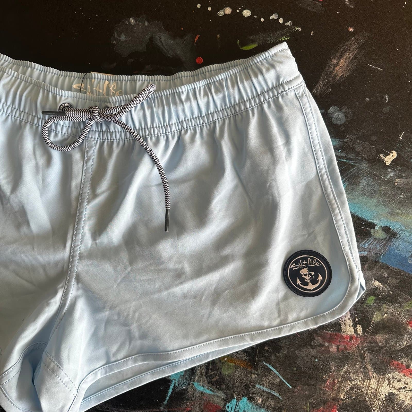 Women’s Powder Blue Salt Life Shorts Size Small NWT - Thumbnail 2