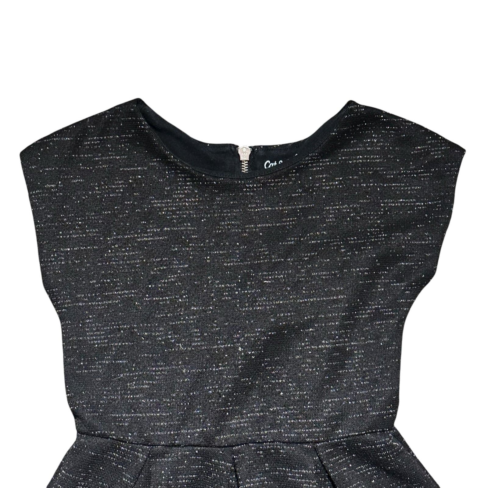 Girls Cat & Jack Black Sparkle Dress – Size 6/6X - Thumbnail 3