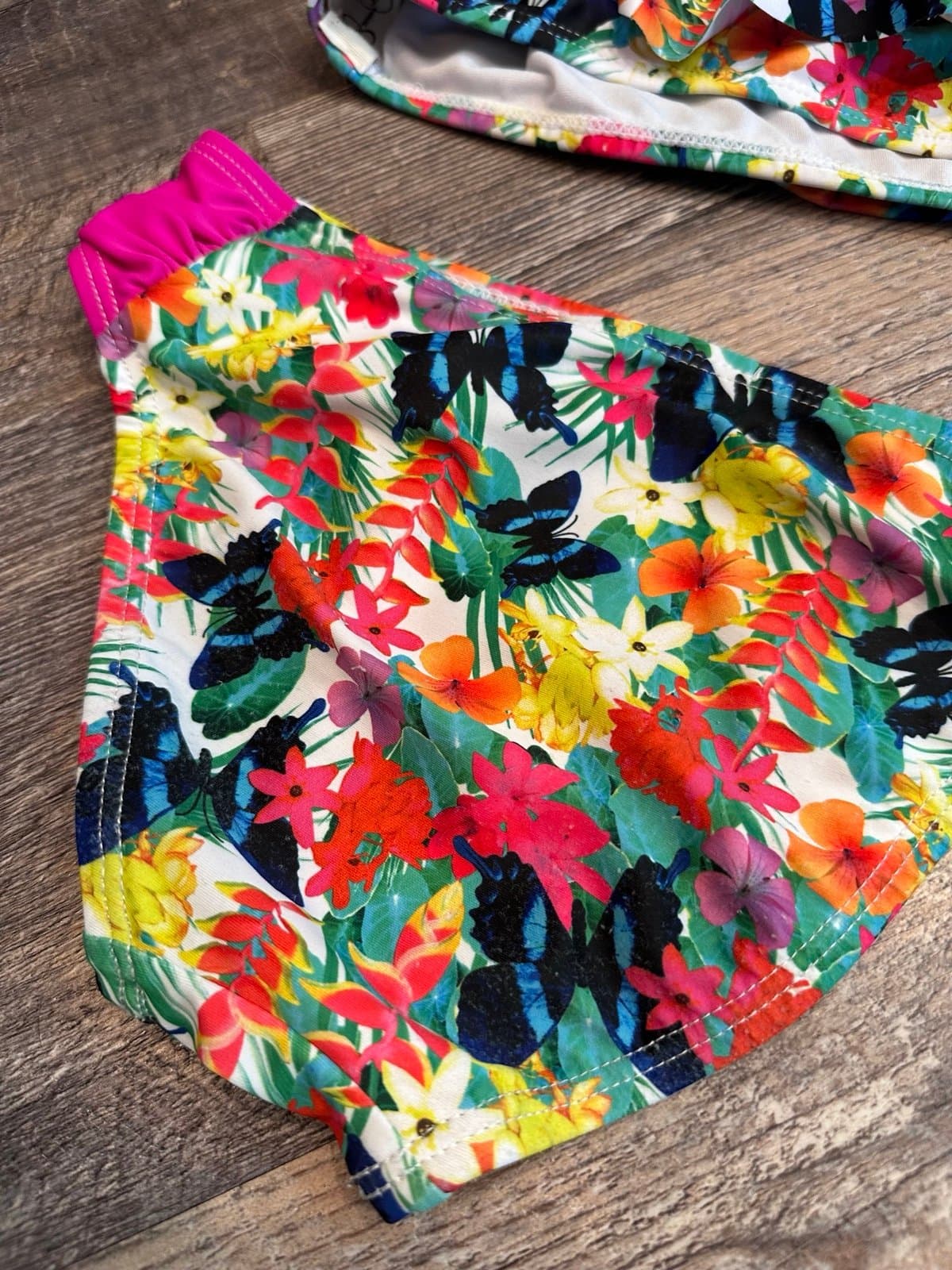 Girls Bathing suit Lot Sz 6 Floral bikinis - Thumbnail 8