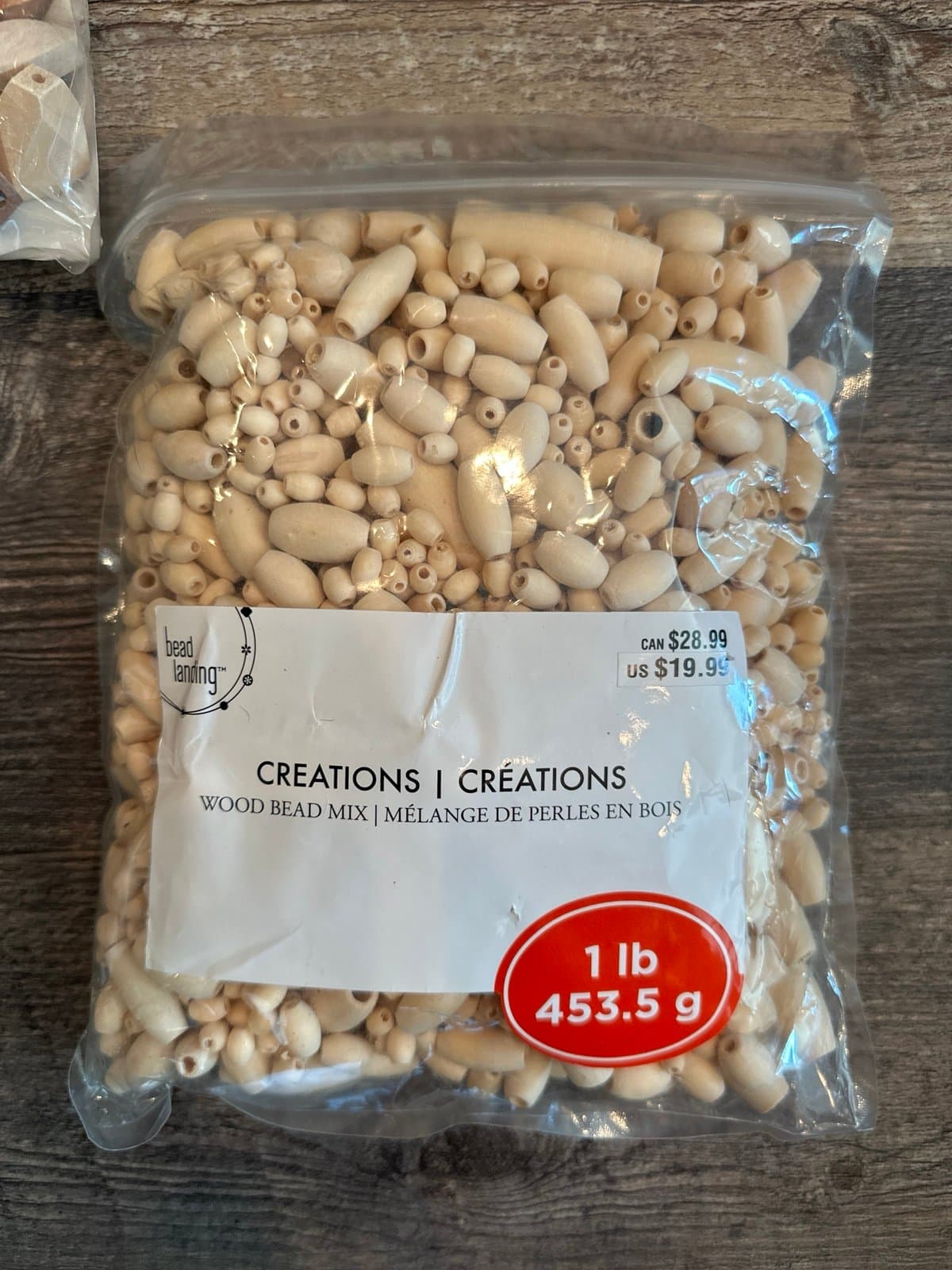 Craft supplies Wood Beads Shells 2.5 lbs - Thumbnail 3