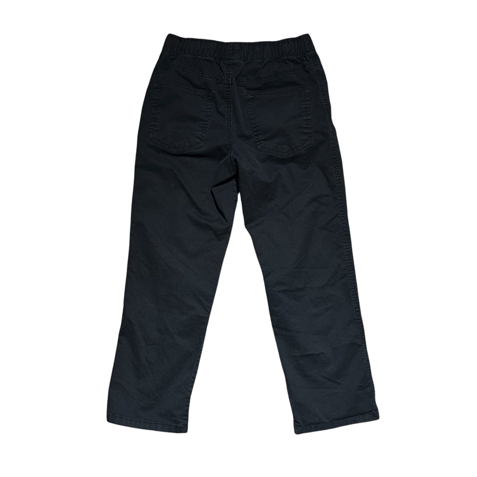 Lot of 2 Cat & Jack Boys Pants – Size 10 (Black Denim + Khaki) - Thumbnail 3