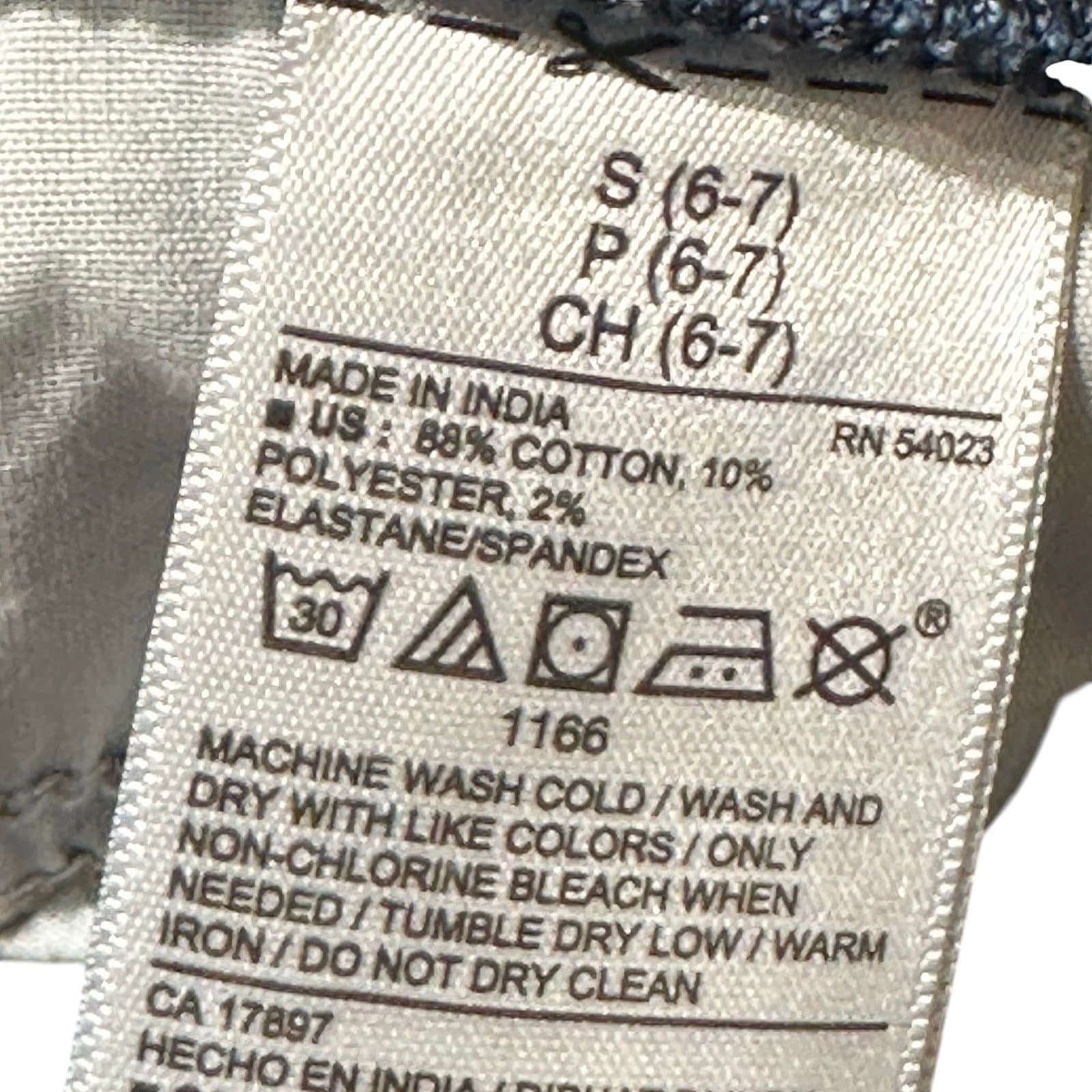 Lot of 2 Girls Jeans – Cat & Jack (Dark Wash) + The Children’s Place (Light Wash - Thumbnail 6