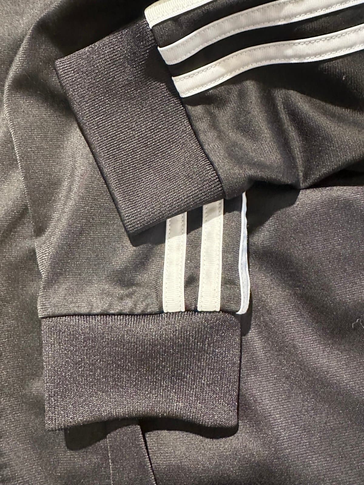 Adidas youth Track Jacket Size 7 Black - Thumbnail 5
