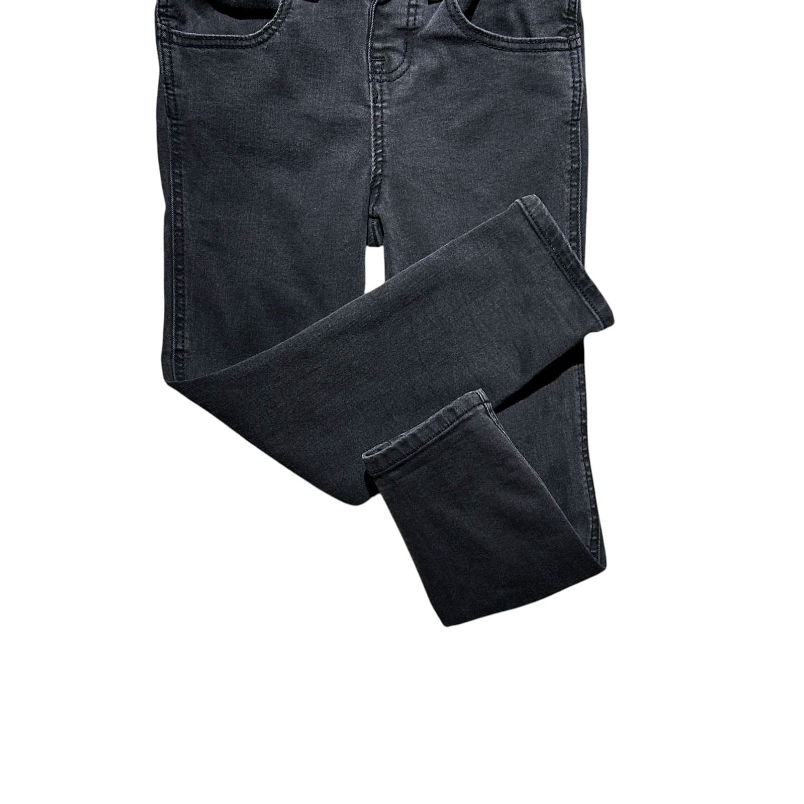 Girls Cat & Jack Black Denim Overalls – Size 6/6X - Thumbnail 4