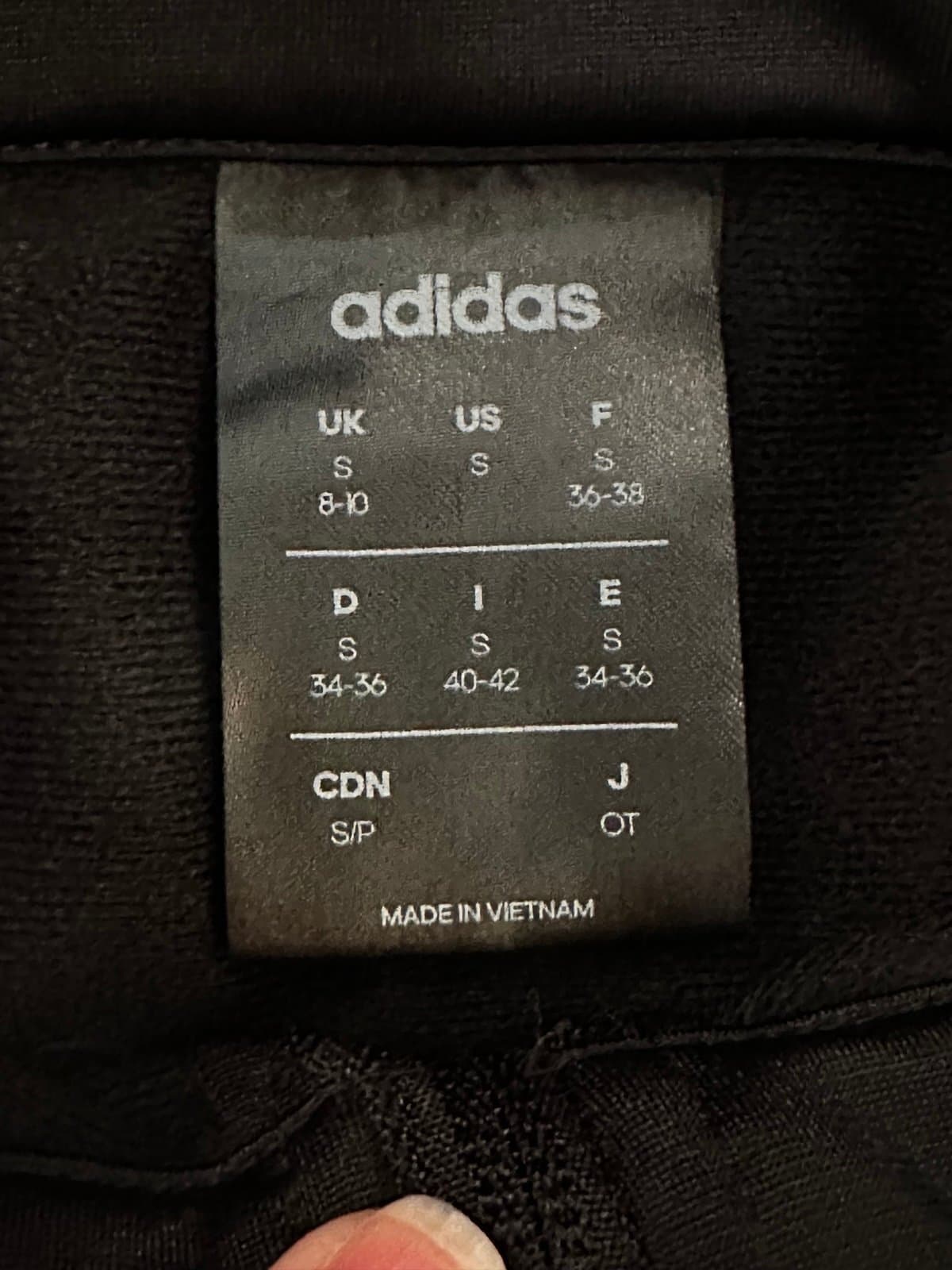 Adidas Women’s Track Jacket – Black – Size Small - Thumbnail 5