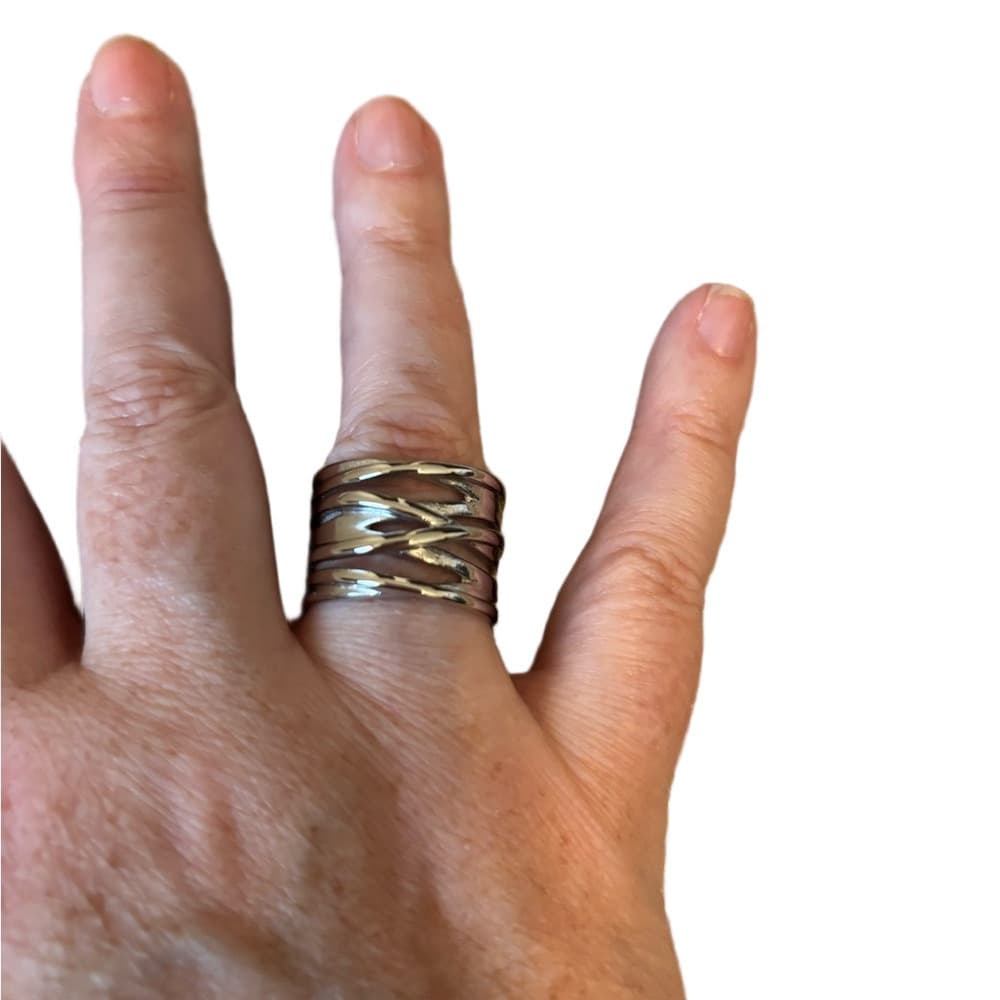 NWOT Silver Statement Ring - Thumbnail 3