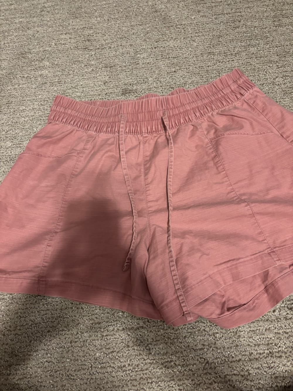 Ava & Viv Relaxed Drawstring Casual Shorts - Rose Pink - Thumbnail 3