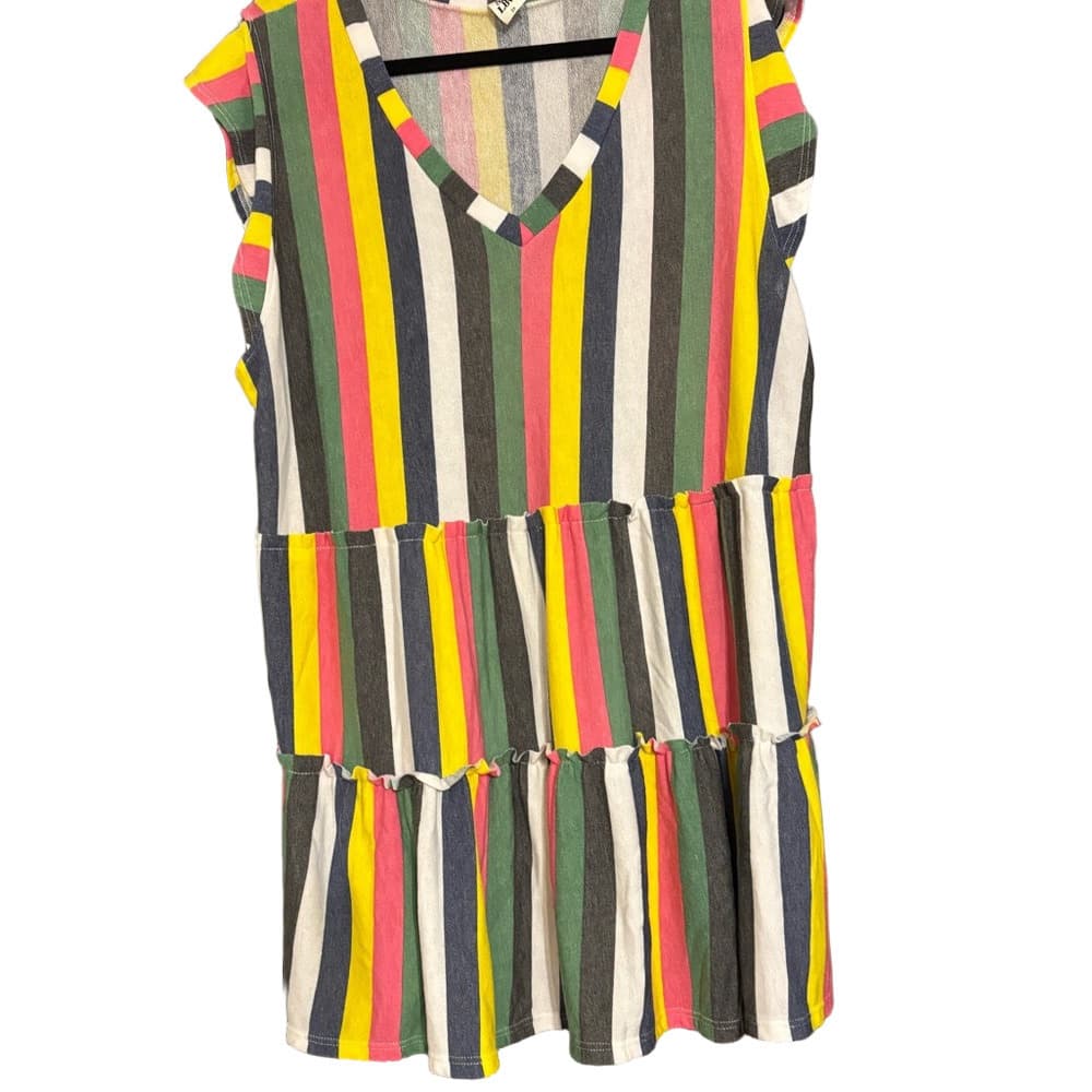 Sew in Love Colorful Striped Tank Top - Thumbnail 2