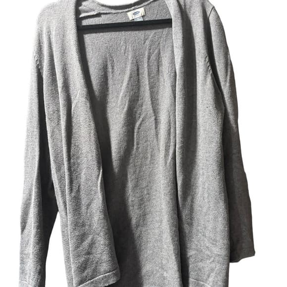 EUC Old Navy Women's Gray Cardigan Sweater - Thumbnail 3