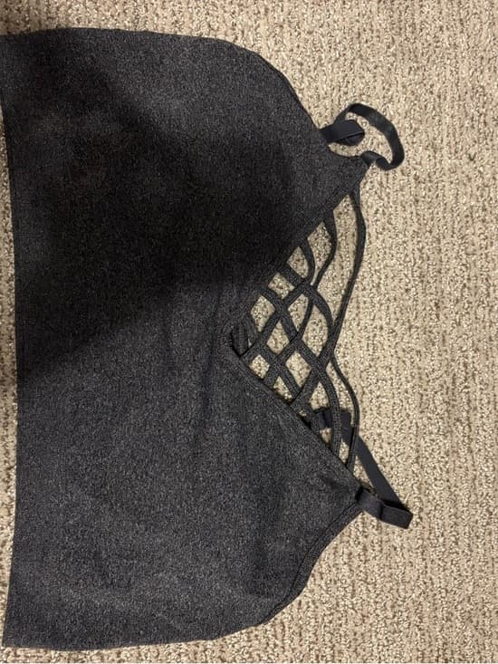Zenana Outfitters Charcoal Black Bralette - Thumbnail 4