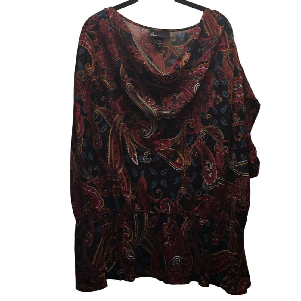 Beautiful Paisley Pattern Blouse - Thumbnail 3
