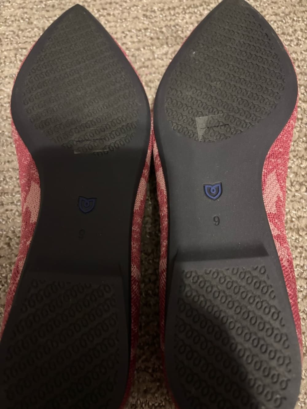 New Rothy's Pink Patterned “The Point II” Flats - Thumbnail 2